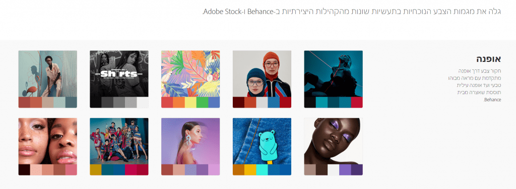 צבעים טרנדים